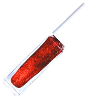 Glitter Streifenfarbe Lackbasis Rot