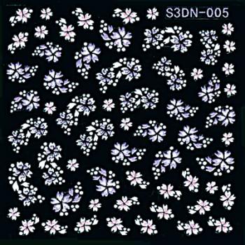 3D Nail Sticker S3DN005