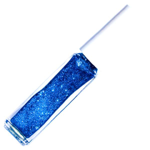 Glitter Streifenfarbe Lackbasis Blau